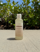 Melanated Beauty Spa Oat & Honey Face Wash bottle outdoors
