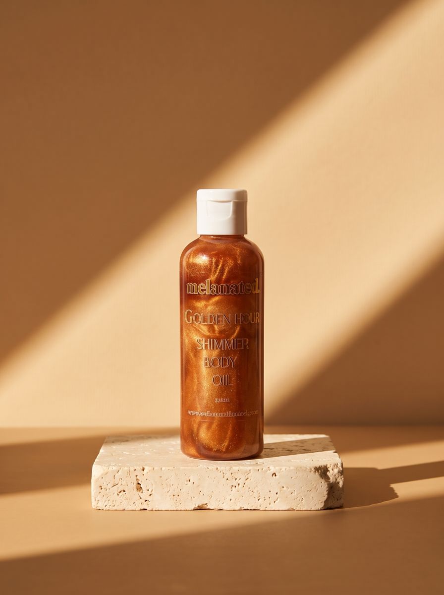 Golden Hour Shimmering Body Oil, second view